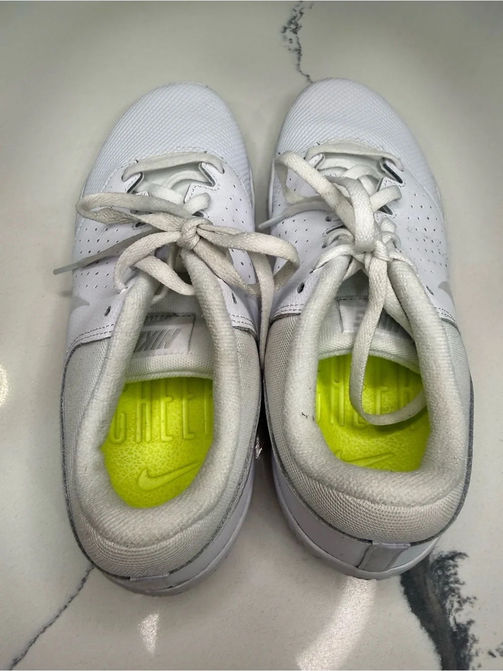 Nike Women's Sideline IV Cheerleading Shoes - White/Pure Platinum Size 6.5